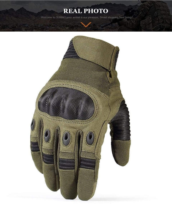 Planet Gates Bicycle Military Full Finger Gloves Men Tactical Glove Hunting Paintball Hiking Climbing Airsoft Shoot Mittens Men Hard Shell
