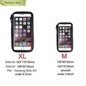 Planet Gates Bicycle Motorcycle Holder with Waterproof Case Bag Handlebar Mount phone Holders Stand For iPhone Samsung Note3/4/5 GPS