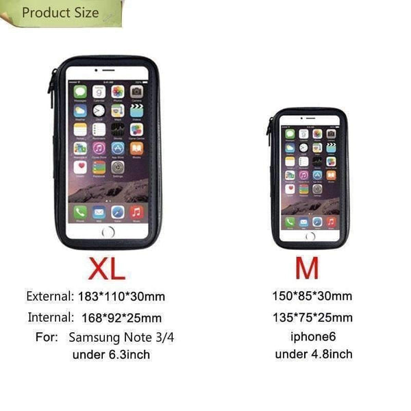 Planet Gates Bicycle Motorcycle Holder with Waterproof Case Bag Handlebar Mount phone Holders Stand For iPhone Samsung Note3/4/5 GPS