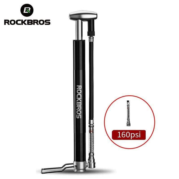 Planet Gates Bicycle Pump 160 PSI Cycling Pump Air Inflator Schrader & Presta Valve Road MTB Bike Tire Aluminum Alloy Bicycle Pump