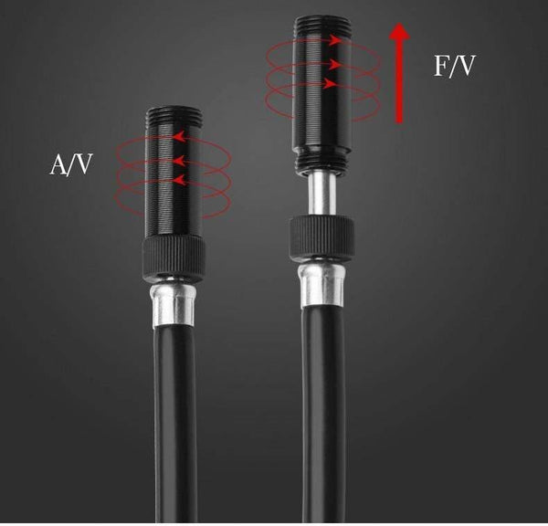 Planet Gates Bicycle Pump 160 PSI Cycling Pump Air Inflator Schrader & Presta Valve Road MTB Bike Tire Aluminum Alloy Bicycle Pump
