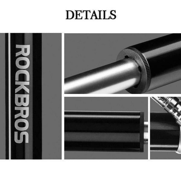 Planet Gates Bicycle Pump 160 PSI Cycling Pump Air Inflator Schrader & Presta Valve Road MTB Bike Tire Aluminum Alloy Bicycle Pump