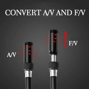 Planet Gates Bicycle Pump 160 PSI Cycling Pump Air Inflator Schrader & Presta Valve Road MTB Bike Tire Aluminum Alloy Bicycle Pump