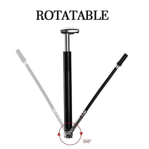 Planet Gates Bicycle Pump 160 PSI Cycling Pump Air Inflator Schrader & Presta Valve Road MTB Bike Tire Aluminum Alloy Bicycle Pump