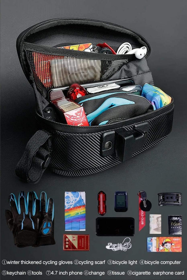 Planet Gates Bicycle Saddle Bag Waterproof MTB Bike Rear Bag Reflective Cycling Rear Seat Tail Large Bag Bike Accessories