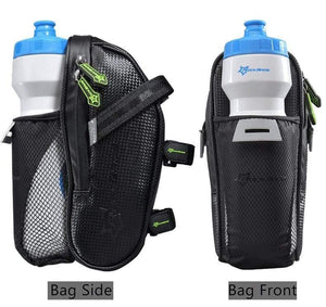 Planet Gates Bicycle Saddle Bag With Water Bottle Pocket Waterproof MTB Bike Rear Bags Cycling Rear Seat Tail Bag Bike Accessories