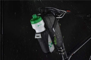 Planet Gates Bicycle Saddle Bag With Water Bottle Pocket Waterproof MTB Bike Rear Bags Cycling Rear Seat Tail Bag Bike Accessories