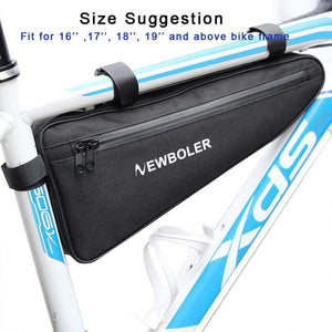 Planet Gates Bicycle Triangle Bag Bike Frame Front Tube Bag Waterproof Cycling Bag Battery Pannier Packing Pouch Accessories No Lip