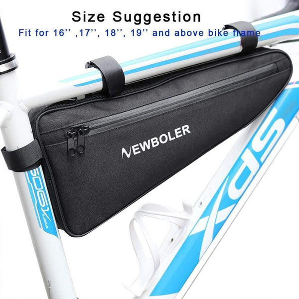 Planet Gates Bicycle Triangle Bag Bike Frame Front Tube Bag Waterproof Cycling Bag Battery Pannier Packing Pouch Accessories No Lip