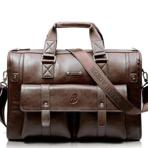 Planet Gates Big light brown Men briefcase Business Messenger Handbags Men Bags Laptop Handbag Bag Men's Travel Bags High Quality