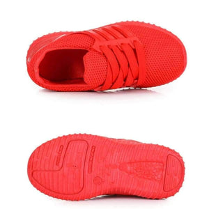 Planet Gates Big Size Comfortable Lacing-up Red Black Baby Shoes Outdoor Fashion Casual Sneakers Child Flats B1807