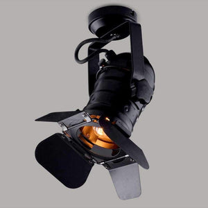 Planet Gates Velká velikost Profesionální vintage stropní lampa E27 Patice Železná umělecká lampa Nastavitelná 4 listy Svítidla Průmyslová lampa Komerční osvětlení obchodu