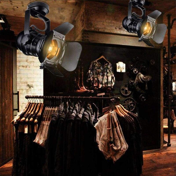 Planet Gates Velká velikost Profesionální vintage stropní lampa E27 Patice Železná umělecká lampa Nastavitelná 4 listy Svítidla Průmyslová lampa Komerční osvětlení obchodu
