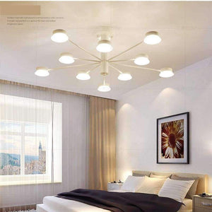 Planet Gates big white 10 light Regron Art Deco Ceiling Lighting Office Led Satellite Commercial Ceiling Luminary For Dining Room Home Restaurant