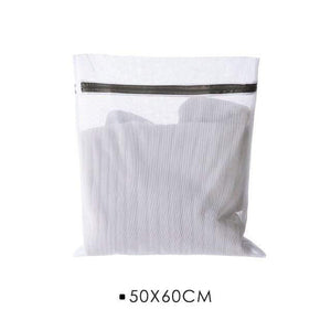 White Nylon Laundry Bag Bra Socks Underwear Clothes Washing Machine Protection Net Mesh Bags Laundry Basket Laundry Hamper