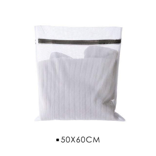 White Nylon Laundry Bag Bra Socks Underwear Clothes Washing Machine Protection Net Mesh Bags Laundry Basket Laundry Hamper