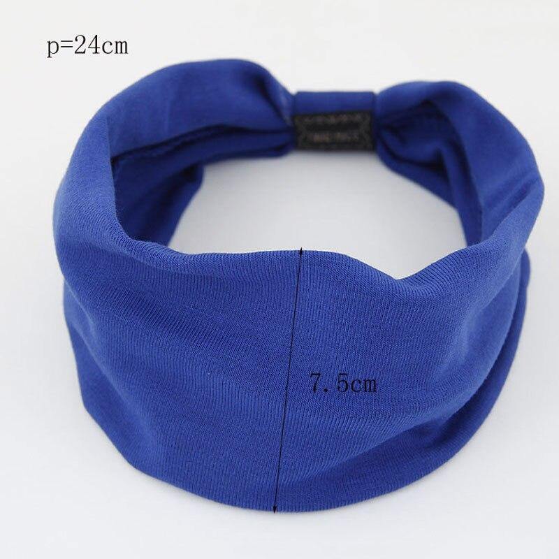Big Wide Cotton Headband For Women Hair Accessories Fashion Solid Color Hairbands Korean Soft Head Band Girl Sport Turban