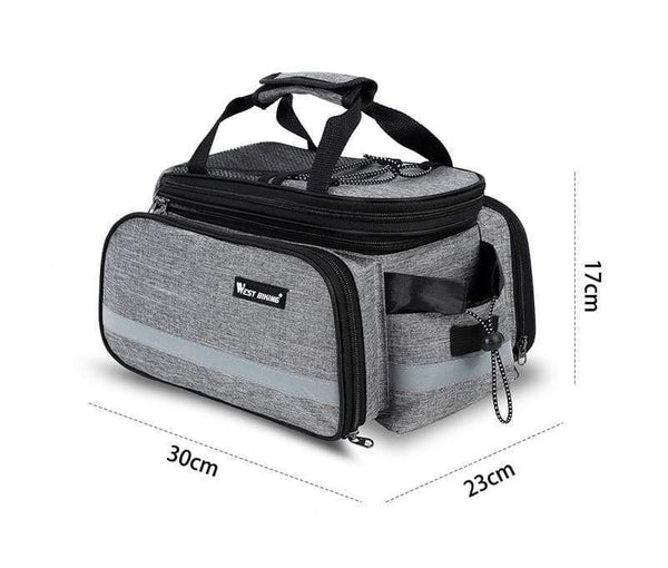 Planet Gates Bike Bag Cycling Pannier Storage Luggage Carrier Basket Mountain Road Bicycle Saddle Handbag Rear Rack Trunk Bags