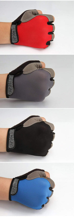 Planet Gates Bike Cycling Gloves Anti-slip Anti-sweat Men Women Half Finger Gloves Breathable Anti-shock Sports Gloves Bike Bicycle Gloves