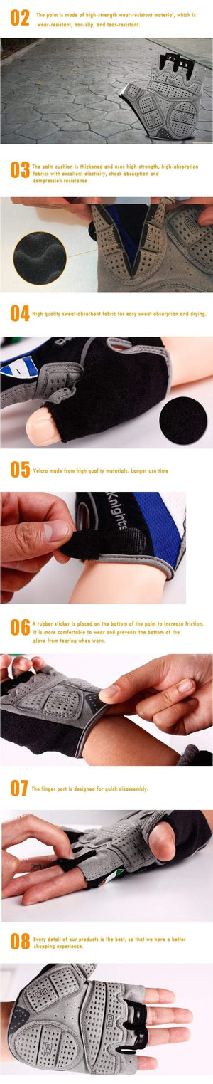 Planet Gates Bike Gloves Bicycle Mtb Cycling Glove Bicicleta Short Guantes Ciclismo Lycra Spandex Half Sports Cotton Nylon Linen Riding Men