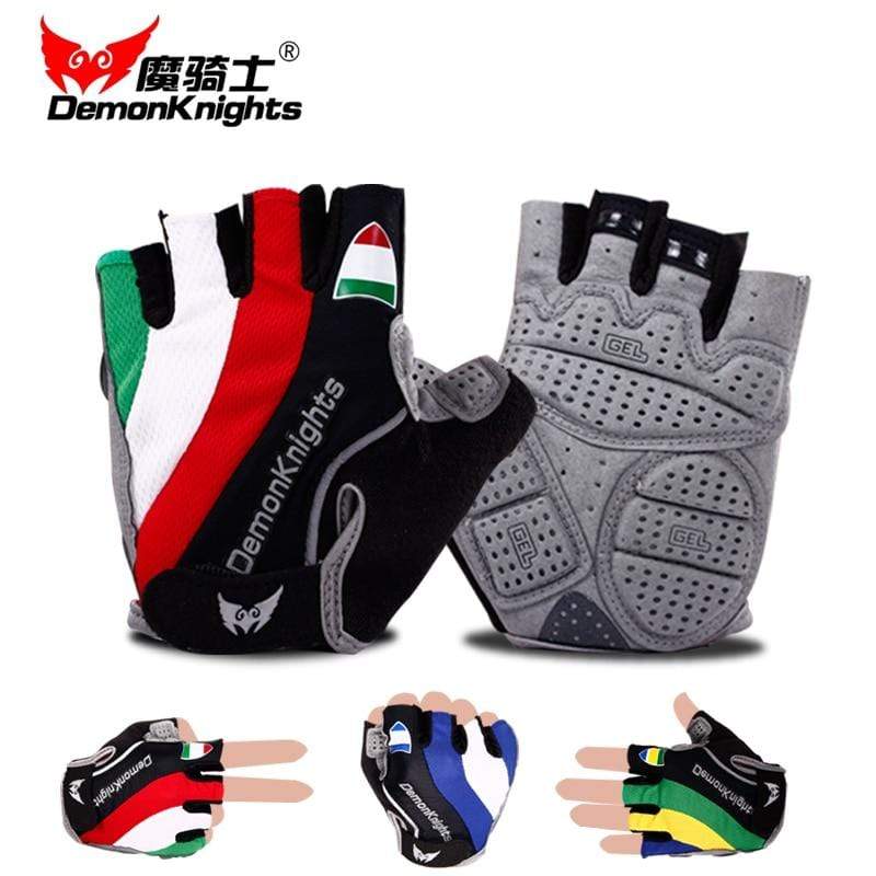 Planet Gates Bike Gloves Bicycle Mtb Cycling Glove Bicicleta Short Guantes Ciclismo Lycra Spandex Half Sports Cotton Nylon Linen Riding Men