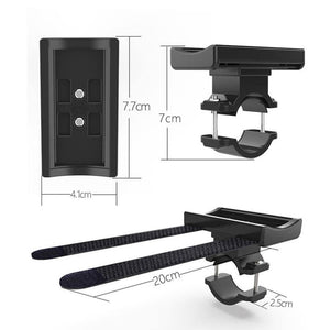 Bike Mount For Speakers Speaker Stand Bike Accessories Aluminum Bicycle Phone Holder Adjustable Bike Stand Mount Bracket (Black)