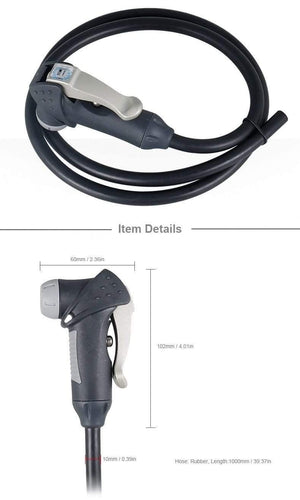 Planet Gates Bike Pump Adaptor W/Hose Thumb Lock Fit Schrader Presta F/V A/V Cycle Inflation Accessory Optional Smart Valve Bleeder Alloy