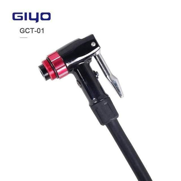 Planet Gates Bike Pump Adaptor W/Hose Thumb Lock Fit Schrader Presta F/V A/V Cycle Inflation Accessory Optional Smart Valve Bleeder Alloy