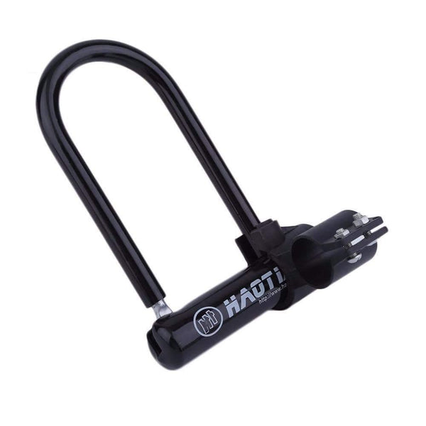 Planet Gates Bike U Lock Bicycle Cycling Steel Anti Theft Bicycle Security Lock Cycling Safety Accessory with Mounting Bracket Key