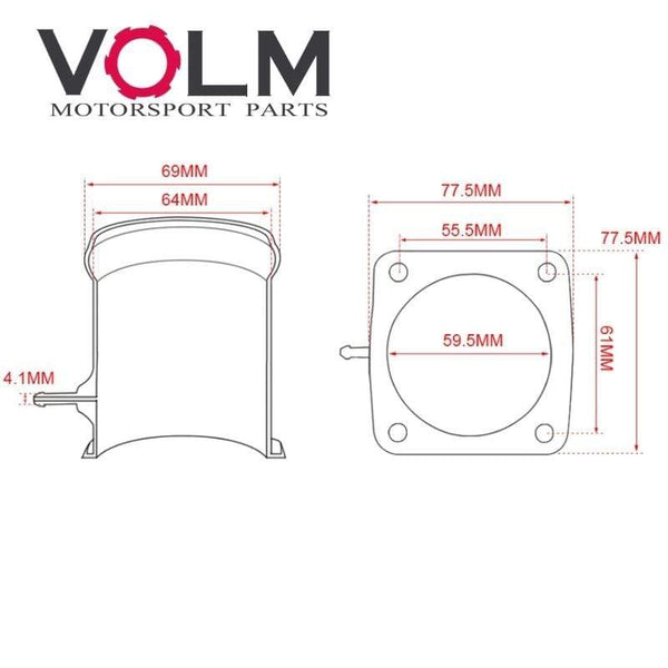 Planet Gates Billet Aluminum For Mercedes OM606 EGR Delete EGR Valve Blanking Plate Removal Ultimate EGR Removal Kit  EGR1123