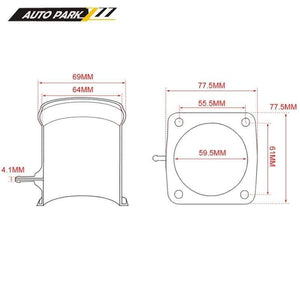 Planet Gates Billet Aluminum For Mercedes OM606 EGR Delete EGR Valve Blanking Plate Removal Ultimate EGR Removal Kit  EGR1123
