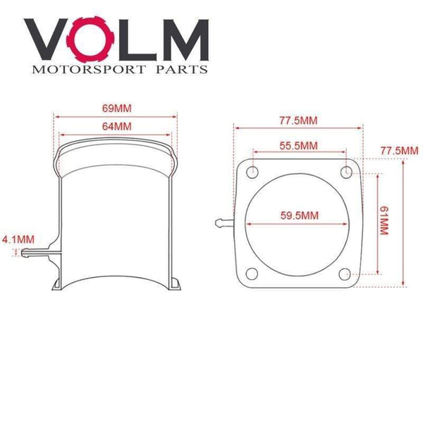 Planet Gates Billet Aluminum For Mercedes OM606 EGR Delete EGR Valve Blanking Plate Removal Ultimate EGR Removal Kit  EGR1123