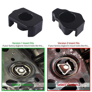 Planet Gates Billet Aluminum MQB Dogbone Mount Insert MKVII For Volkswagen Golf/GTI/R, 8V For Audi A3 S3 RS3  MKIII FOR AUDI TT TTS TTRS