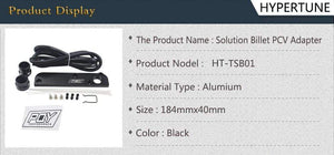 Planet Gates Billet PCV Delete Plate Kit Revamp Adapter for Volkswagen(VW)/Audi/SEAT/Skoda EA113 Engines With PQY logo HT-TSB01