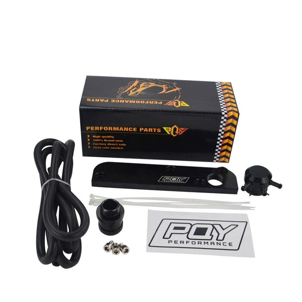 Planet Gates Billet PCV Delete Plate Kit Revamp Adapter for Volkswagen(VW)/Audi/SEAT/Skoda EA113 Engines With PQY logo HT-TSB01