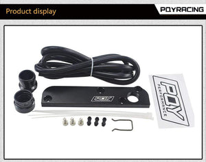 Planet Gates Billet PCV Delete Plate Kit Revamp Adapter for Volkswagen(VW)/Audi/SEAT/Skoda EA113 Engines with PQY logo PQY-TSB01