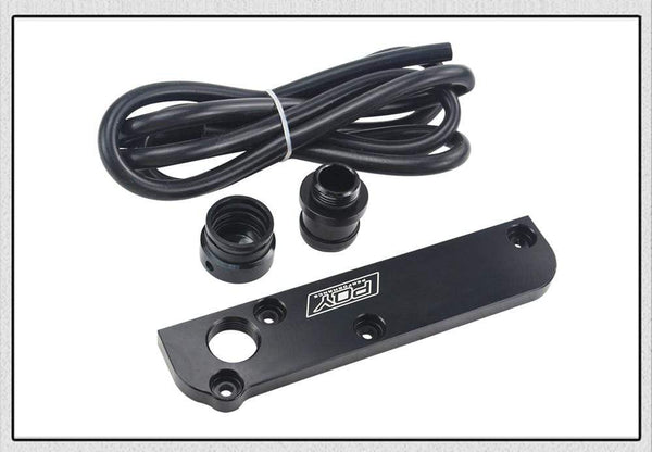 Planet Gates Billet PCV Delete Plate Kit Revamp Adapter for Volkswagen(VW)/Audi/SEAT/Skoda EA113 Engines with PQY logo PQY-TSB01