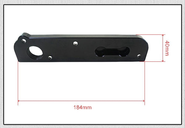 Planet Gates Billet PCV Delete Plate Kit Revamp Adapter for Volkswagen(VW)/Audi/SEAT/Skoda EA113 Engines with PQY logo PQY-TSB01