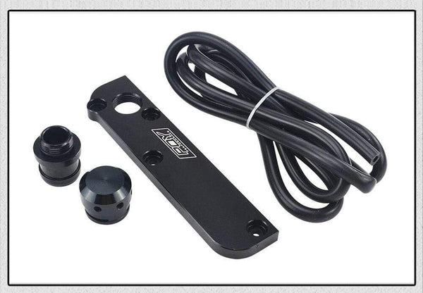 Planet Gates Billet PCV Delete Plate Kit Revamp Adapter for Volkswagen(VW)/Audi/SEAT/Skoda EA113 Engines with PQY logo PQY-TSB01