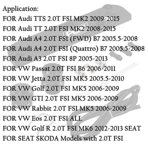 Planet Gates Billet PCV Delete Plate Kit Revamp Adapter for Volkswagen(VW)/Audi/SEAT/Skoda EA113 Engines with PQY logo TSB01