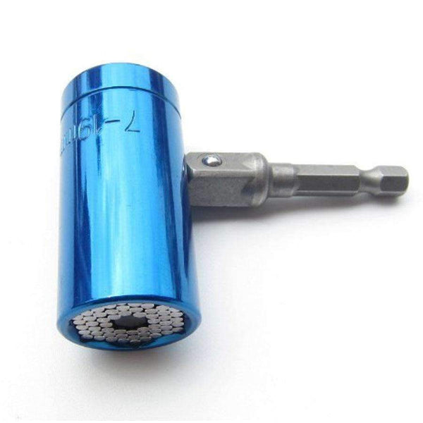 Planet Gates Binoax 2 Pcs/Set Magic Spanner Grip Multi Function Universal Ratchet Socket 7-19mm Power Drill Adapter Car Hand Tools Repair Kit