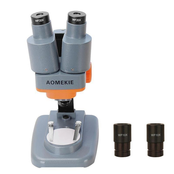 Planet Gates Binocular Stereo Microscope 20X/40X Above LED Lights PCB Solder Tool Mobile Phone Repair