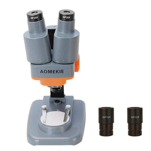 Planet Gates Binocular Stereo Microscope 20X/40X Above LED Lights PCB Solder Tool Mobile Phone Repair