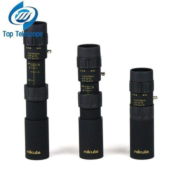 Planet Gates Binoculars Nikula 10-30x25 Zoom Monocular high quality Telescope Pocket Binoculo Hunting Optical Prism Scope no tripod