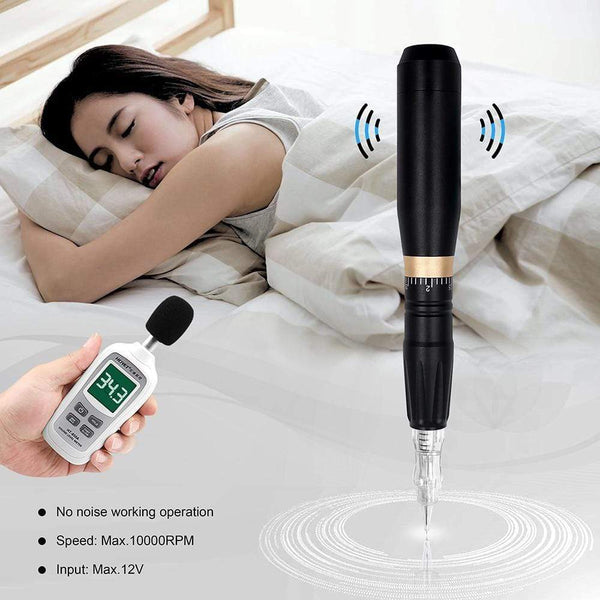 Planet Gates Biomaser Permanent Makeup Machine 35000 RPM Powerful Tattoo Pen Rotary Gun Tattoo Machine For Eyebrow Lip Black Tattoo Supplies