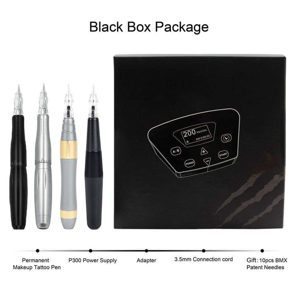 Planet Gates Biomaser PMU Tattoo Machine Pen Dermograph Quiet Motor Pen Permanent Makeup Machine Dermógrafo Agulhas Easy Click for Eyebrow