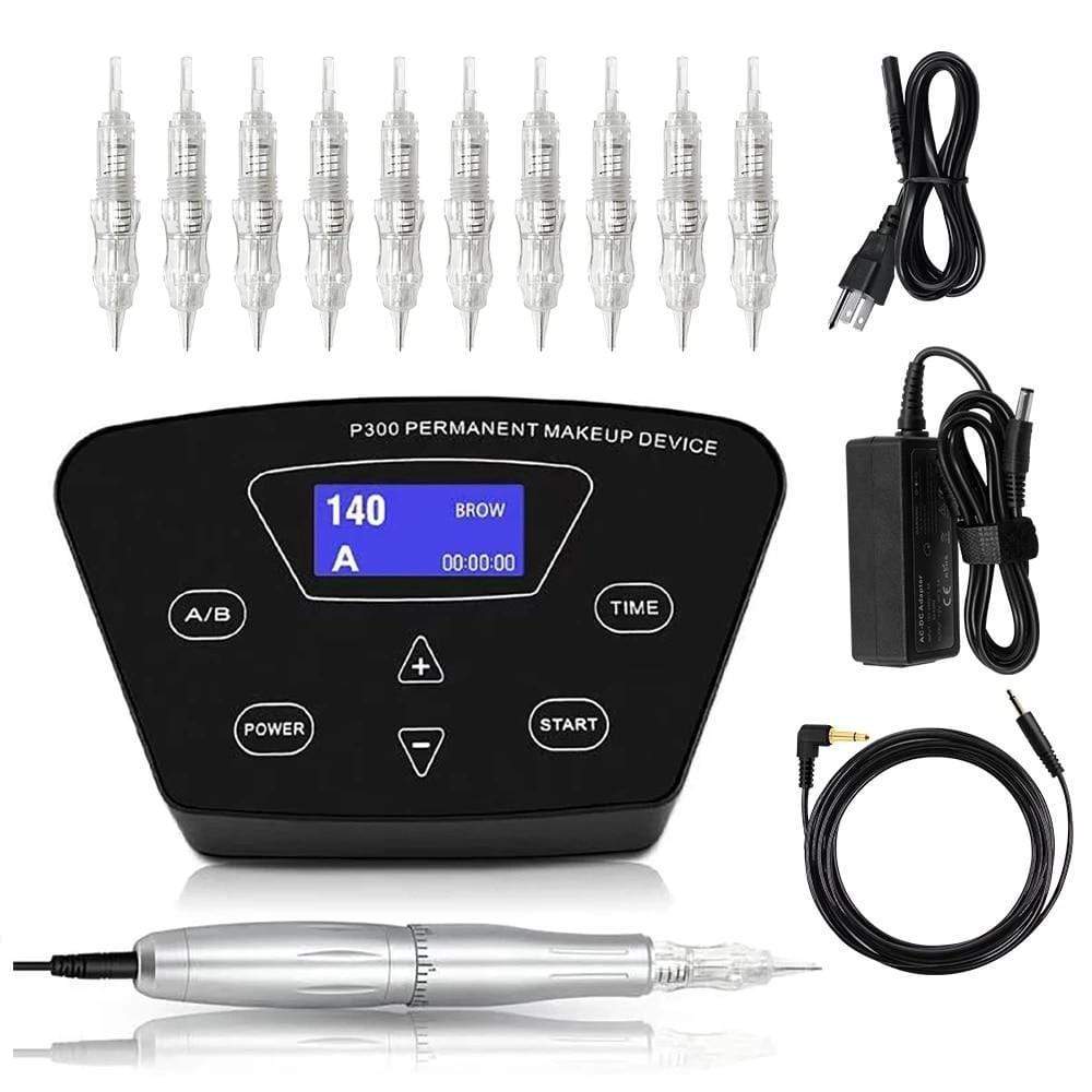 Planet Gates Biomaser PMU Tattoo Machine Pen Dermograph Quiet Motor Pen Permanent Makeup Machine Dermógrafo Agulhas Easy Click for Eyebrow