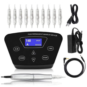 Planet Gates Biomaser PMU Tattoo Machine Pen Dermograph Quiet Motor Pen Permanent Makeup Machine Dermógrafo Agulhas Easy Click for Eyebrow