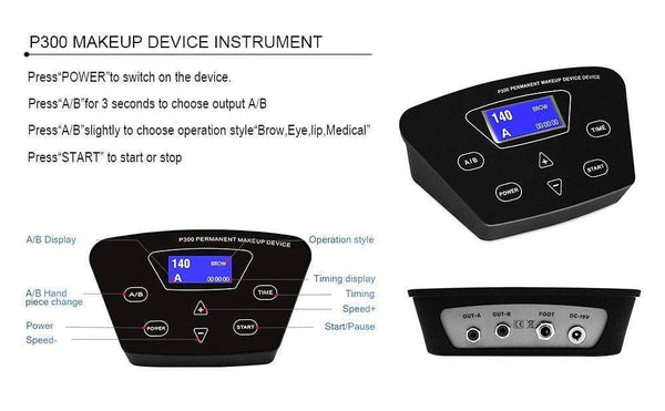 Planet Gates Biomaser Professional Tattoo Machine Rotary Pen For Permanent Makeup Eyebrow Lip Microblading DIY Machine Kit With Tattoo Needle