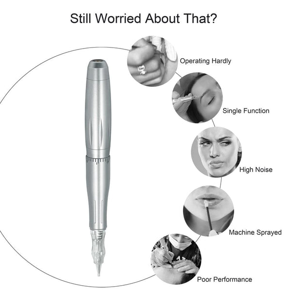 Planet Gates Biomaser Professional Tattoo Machine Rotary Pen For Permanent Makeup Eyebrow Lip Microblading DIY Machine Kit With Tattoo Needle